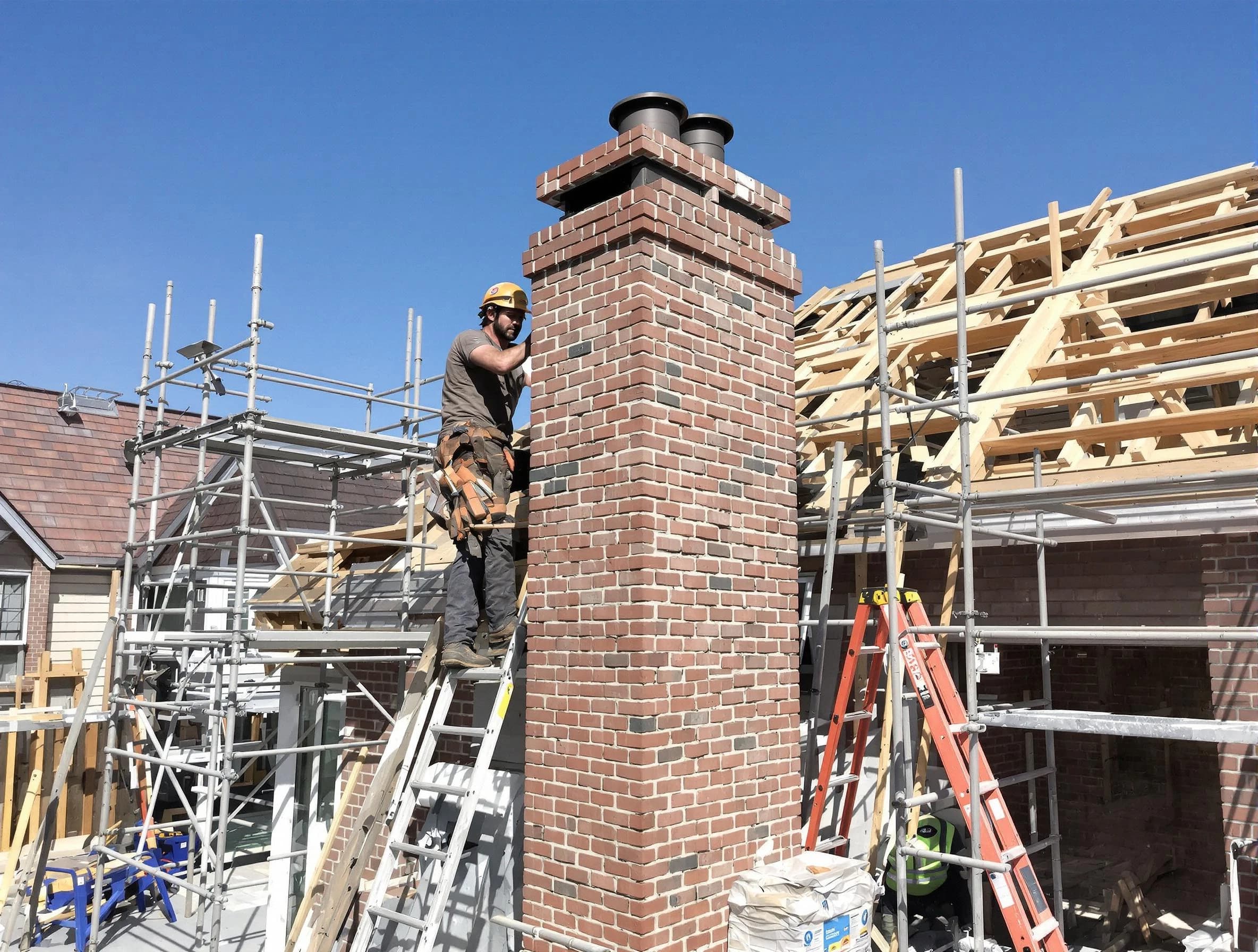 New chimney installation completed by Oneonta Chimney Sweep in Oneonta, AL