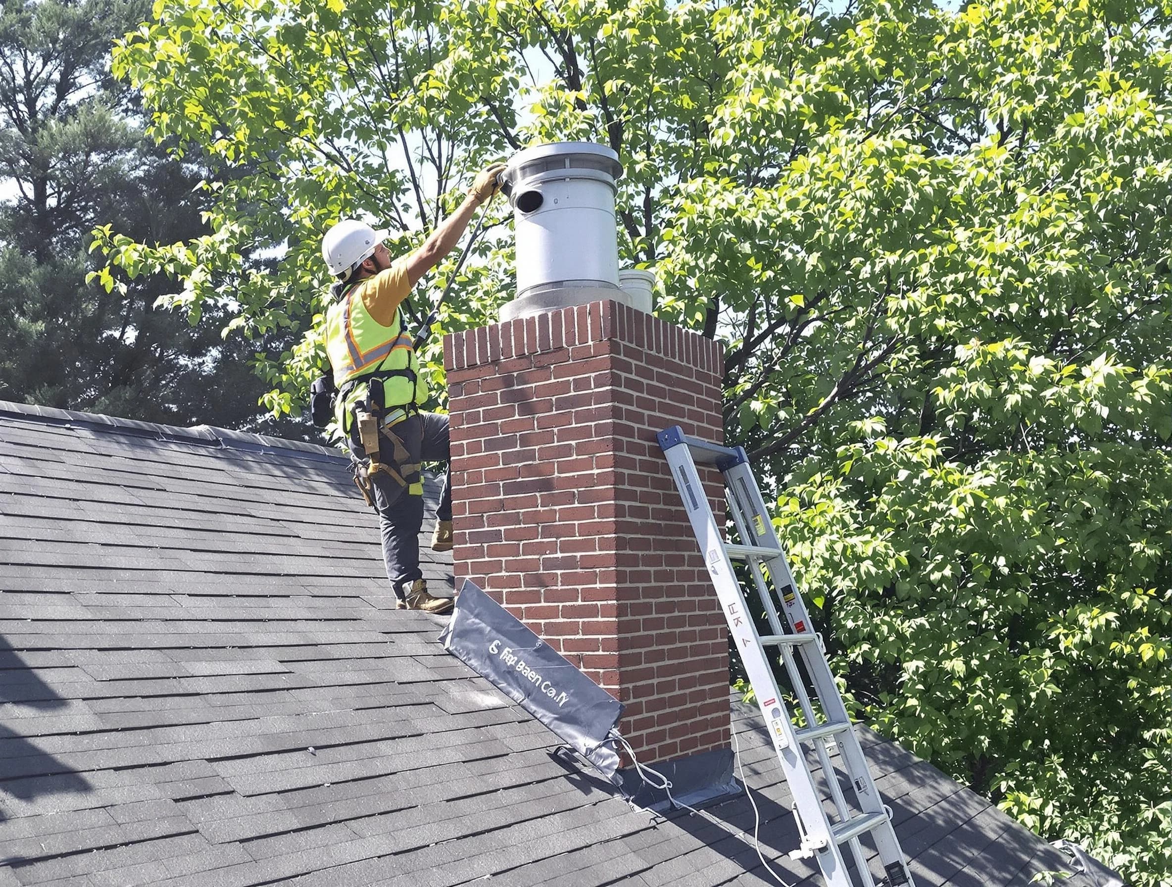 Chimney liner inspection by Oneonta Chimney Sweep in Oneonta, AL