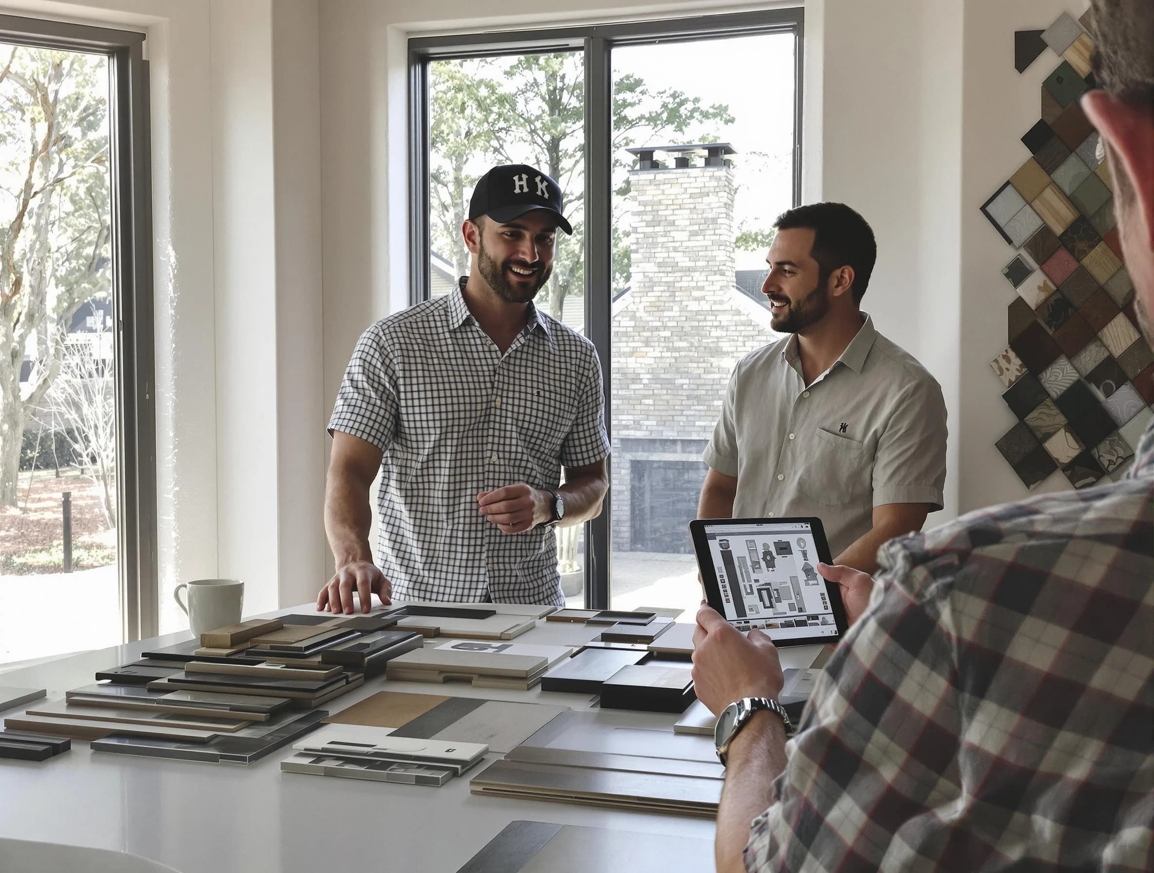 Oneonta Chimney Sweep remodeling a chimney and fireplace in Oneonta, AL