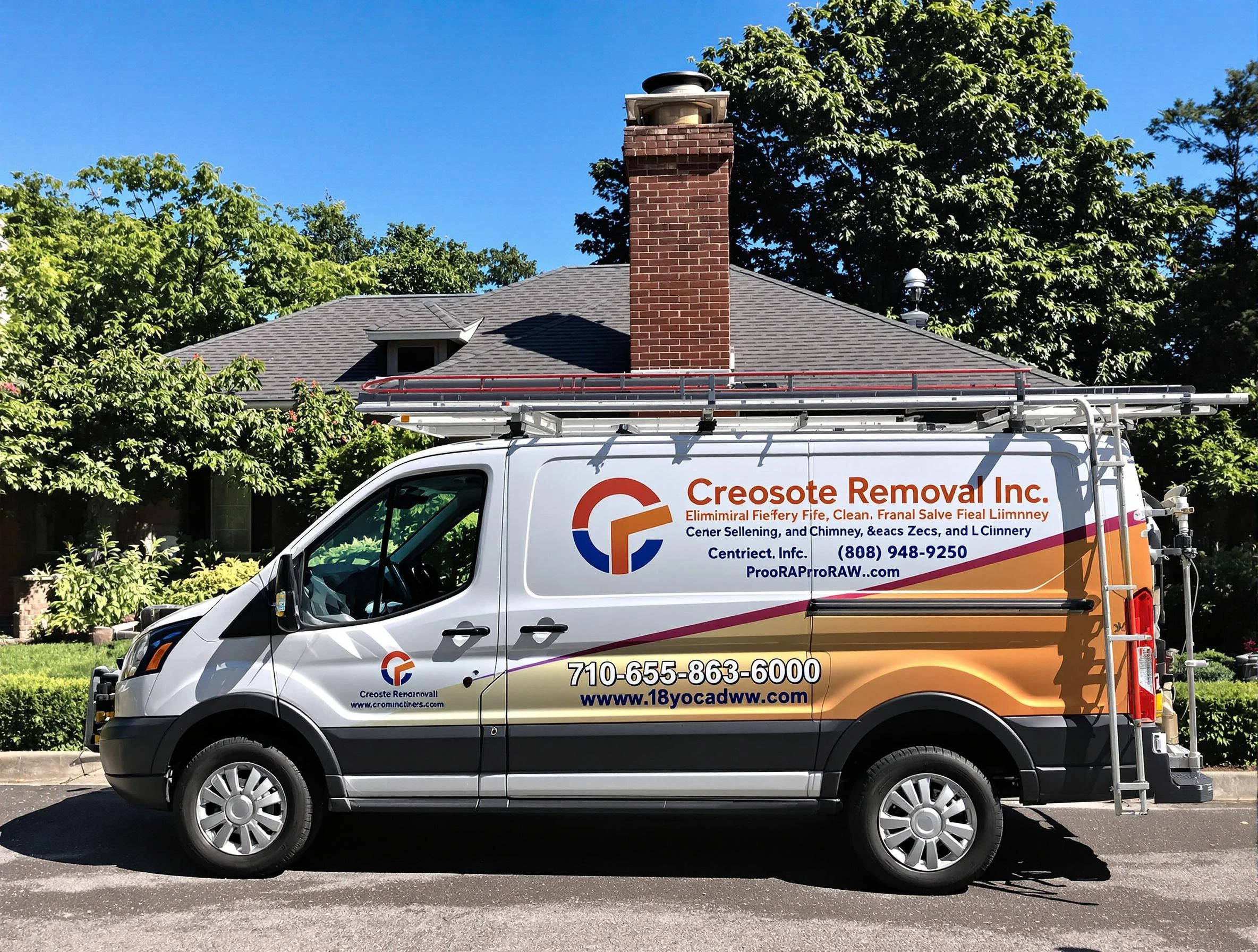 Oneonta Chimney Sweep technician removing creosote safely in Oneonta, AL